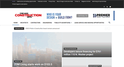 Desktop Screenshot of chicagoconstructionnews.com